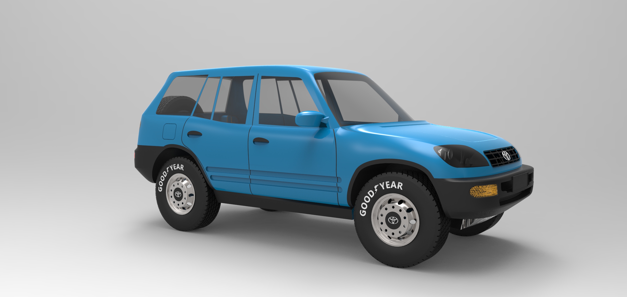 本田Toyota rav4休闲越野车模型3D图纸 SolidWorks2014设计